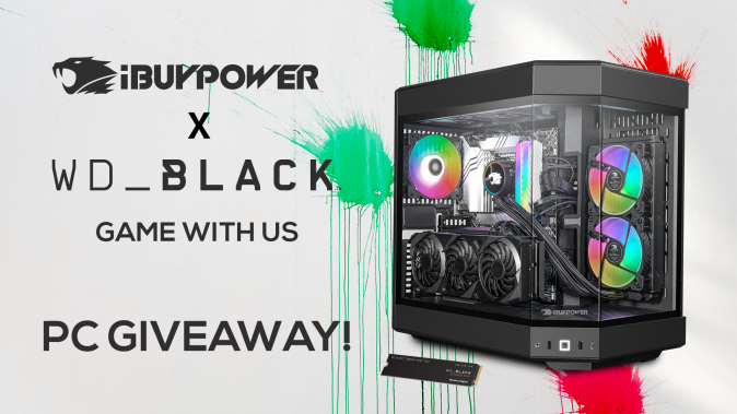 iBUYPOWER x WD_BLACK “GAME WITH US” PC GIVEAWAY