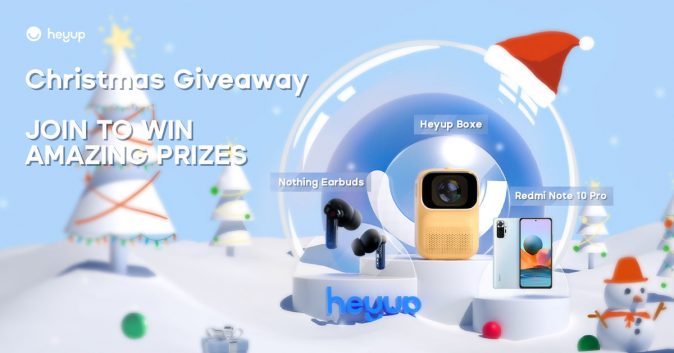 Redmi Note 10 Pro, Heyup Boxe, or Nothing Ear(1) buds Giveaway