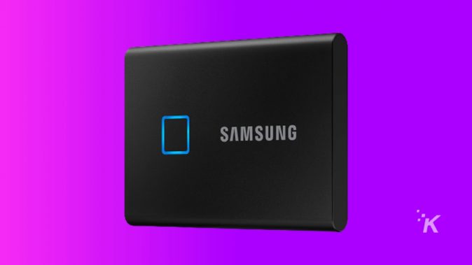 Samsung portable T7 SSD drive Giveaway