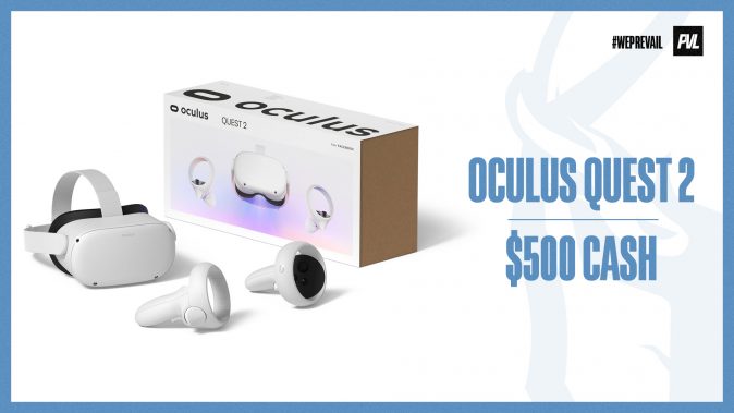 Oculus Quest 2 or $500 Cash Giveaway