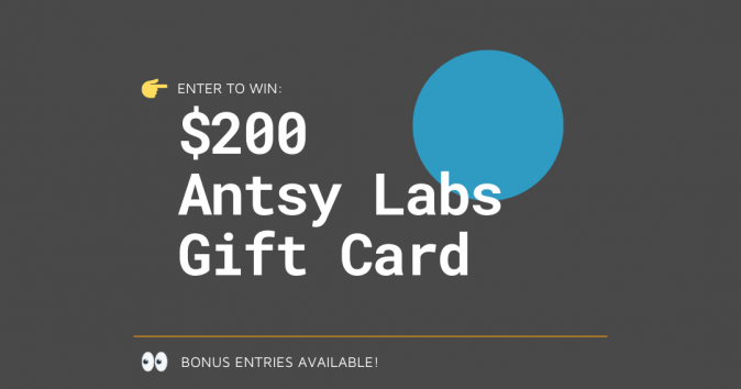 $200 Antsy Labs Gift Card Giveaway