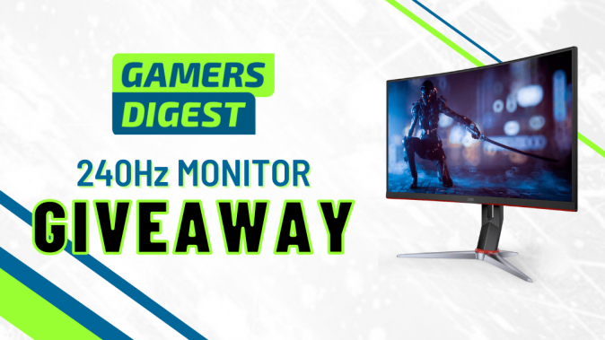 AOC 240Hz Gaming Monitor Giveaway