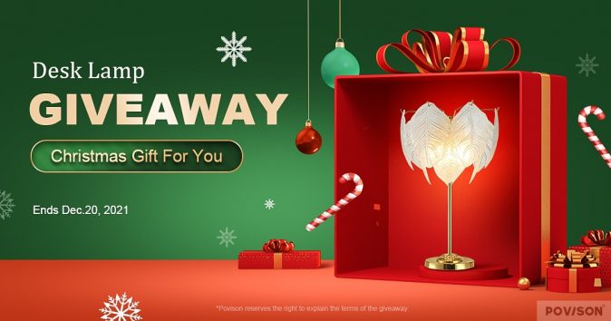 Povison Christmas Desk Lamp Giveaway