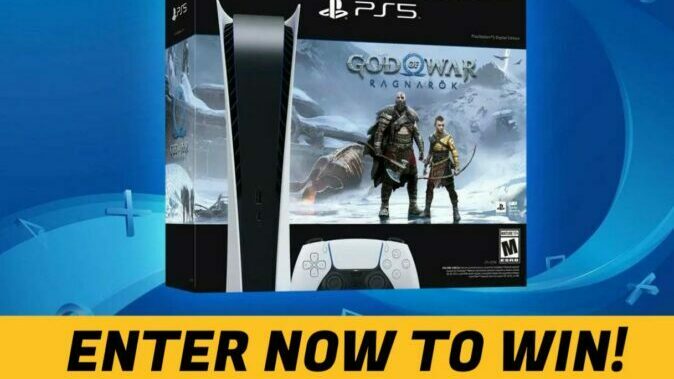 Digital Playstation 5 God of War Bundle Giveaway