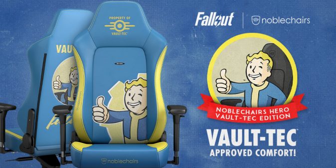Noblechairs HERO Fallout Vault Tec Edition Giveaway
