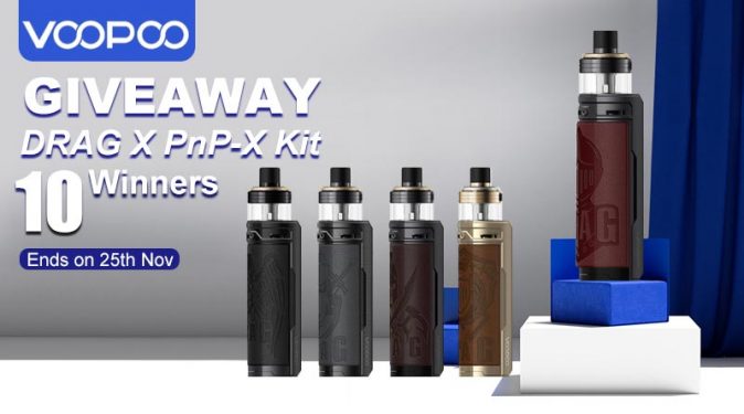 10 x Voopoo DRAG X PNP-X Kit Giveaway