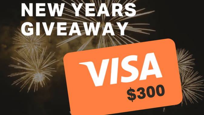New Years $300 Visa Gift Card Giveaway
