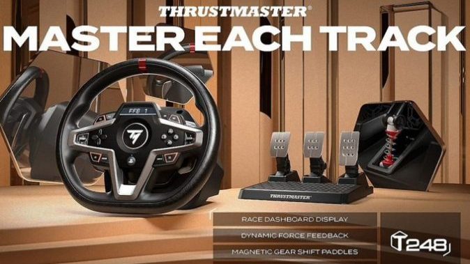 Thrustmaster T248 Racing Wheel + Wreckfest Giveaway