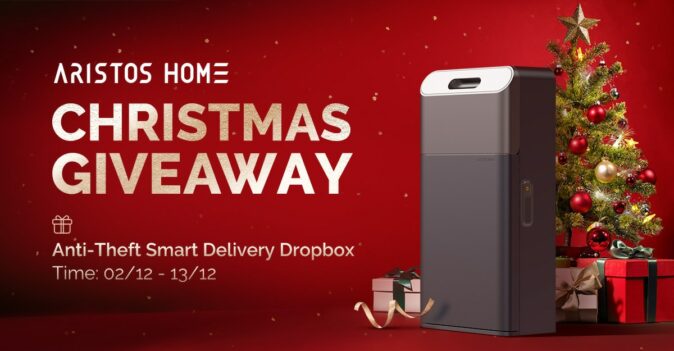 Aristos Home Anti-Theft Smart Dropbox Christmas Giveaway