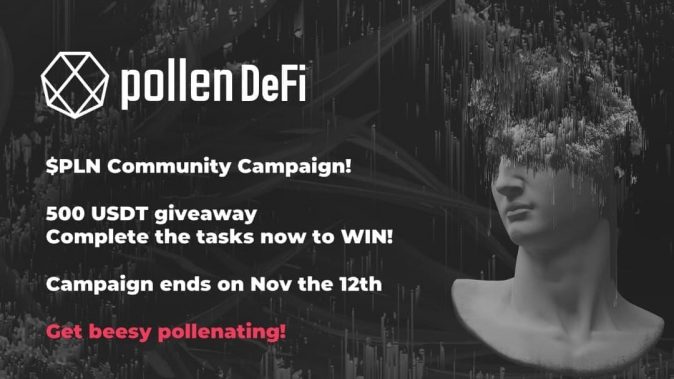 PollenDeFi $500 USDT Giveaway