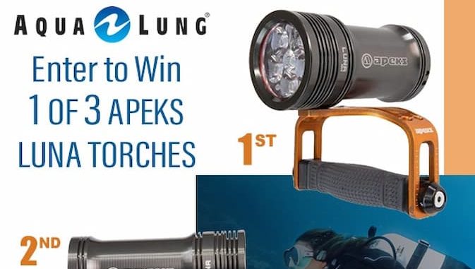 AQUA LUNG LUNA TORCHES GIVEAWAY