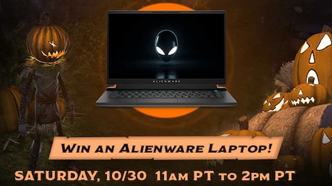 Alienware M15 R6 Gaming Laptop Giveaway