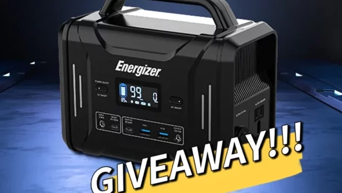 Portable Power Station Solar Generator Giveaway