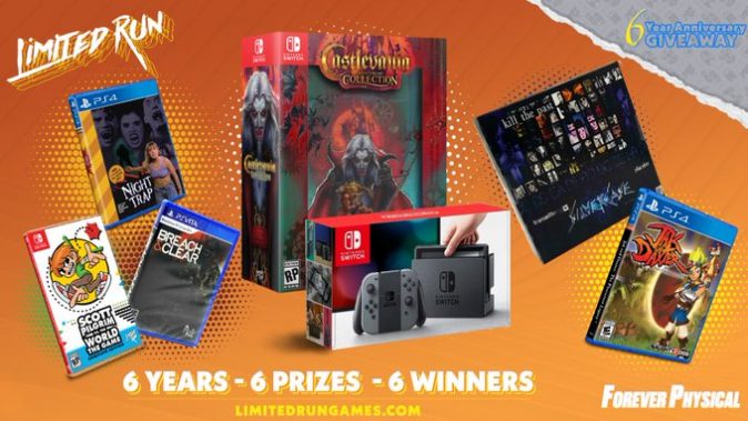 Nintendo Switch Limited Run Games 6 Year Anniversary Giveaway