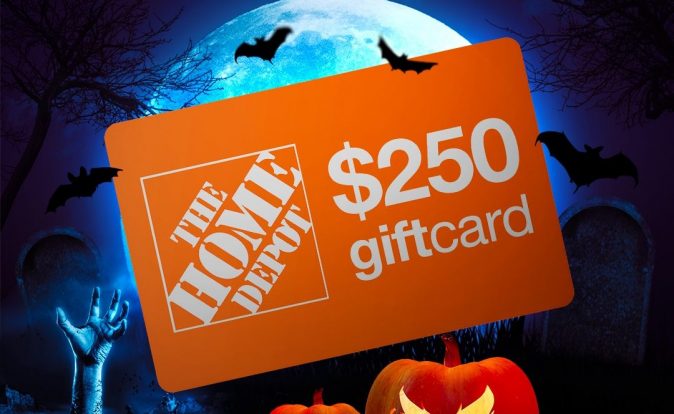 $250 Home Depot Halloween Giveaway