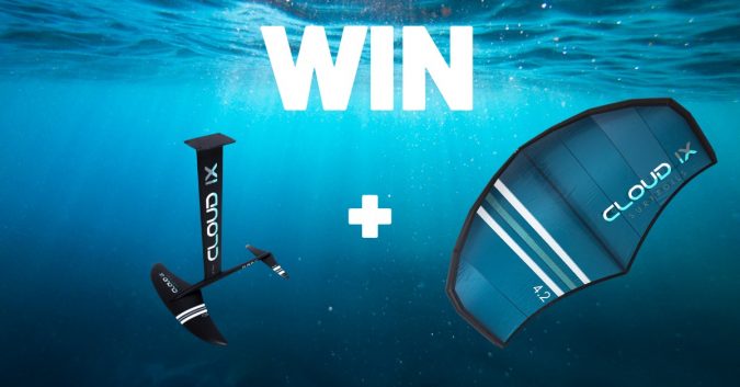 Cloud 9 F-series full carbon foil + Cloud 9 wind wing Giveaway