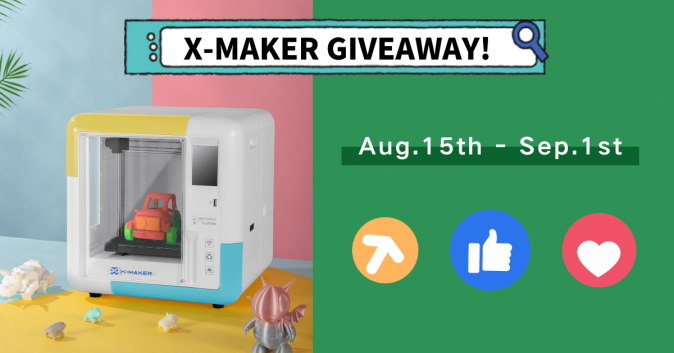 X-MAKER 3D Printer Giveaway