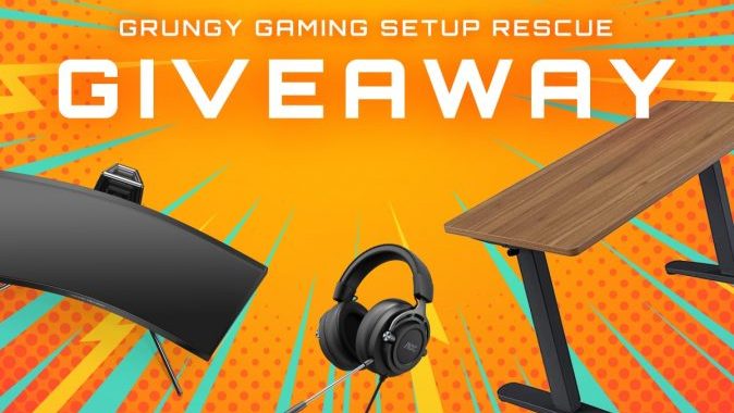 Grungy Gaming Set Up Rescue Giveaway