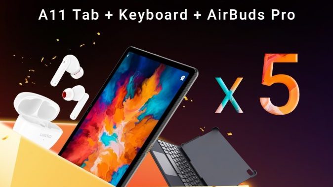 UMIDIGI A11 Tab +Keyboard +AirBuds Pro Giveaway