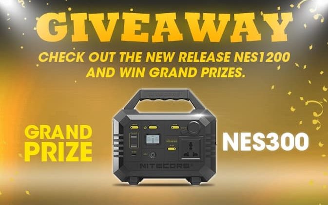 Nitecore NES Portable Outdoor Power Station Giveaway