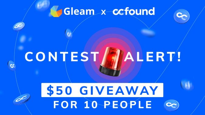 50$ Giveaway from ccFOUND