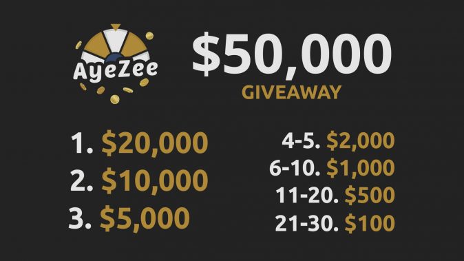 $50,000 Cash Giveaway