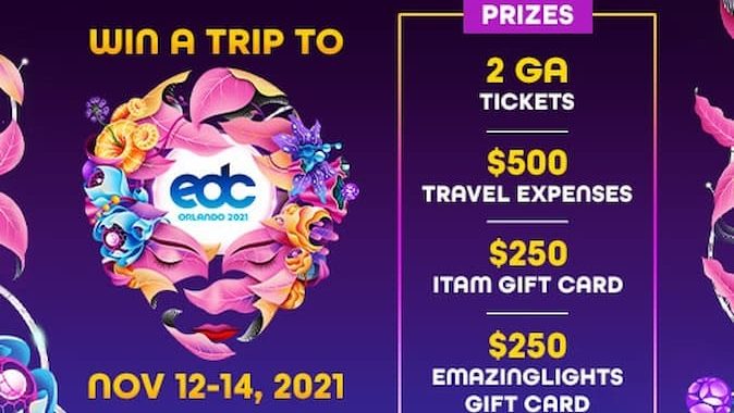 Trip to edc Orlando 2021 Giveaway