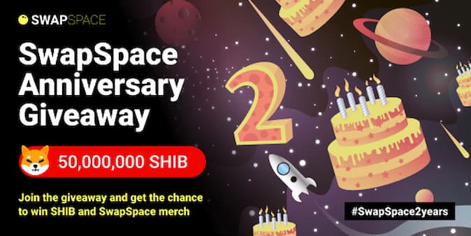 SwapSpace Birthday Crypto Giveaway