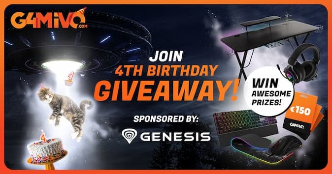 Gamivo 4th Birthday Giveaway