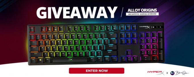 HyperX Alloy Origins Keyboard & RIG 700HX Wireless Headset Giveaway