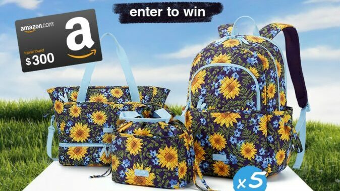 $300 Amazon Gift Card & five sets of bags Giveaway