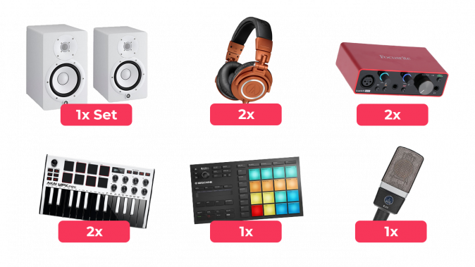 Over $7,500 worth in Music Producer Gear Giveaway
