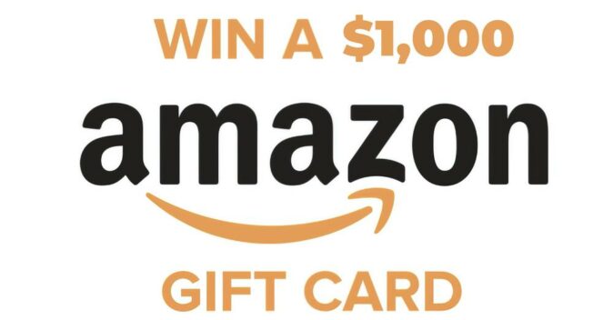 $1000 Amazon gift card Giveaway