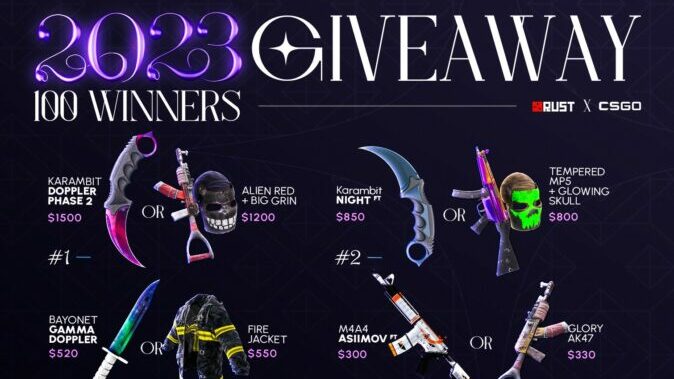 CS:GO or RUST items $4k+ Giveaway