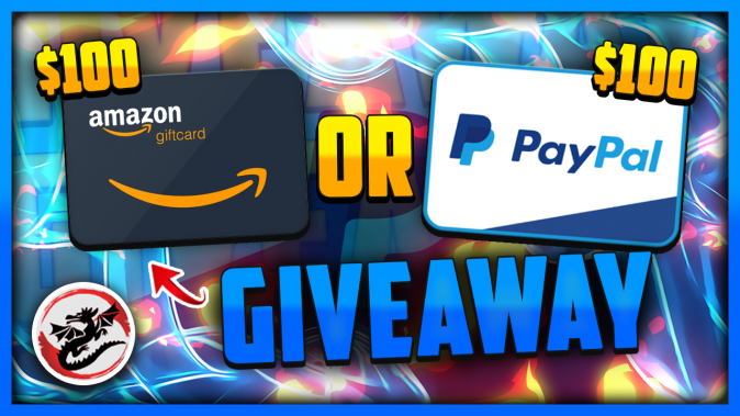 $100 PayPal or Amazon Gift Card Giveaway