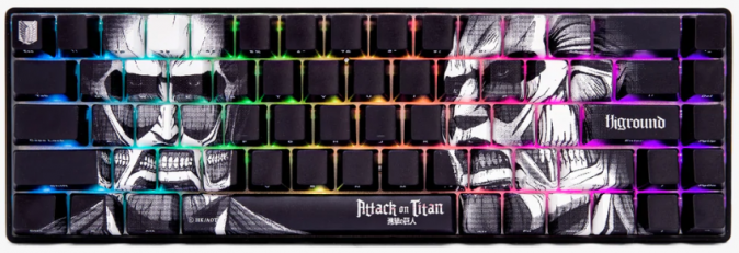 Attack on Titan x Higround Titan Keyboard Giveaway