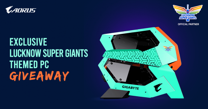 AORUS x Lucknow Super Giants PC Giveaway