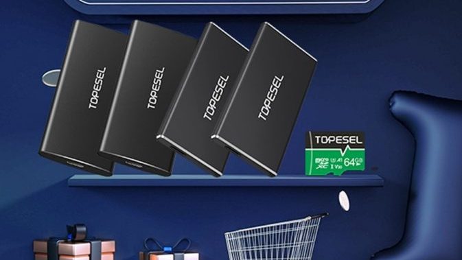 TOPESEL $740 Portable SSD Pack Giveaway