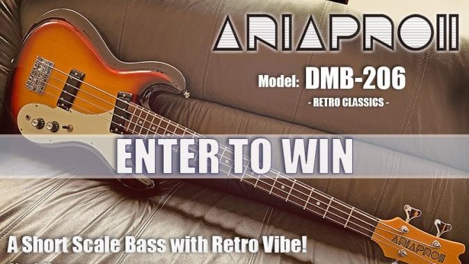 Aria Pro II DMB 206 – Bass Guitar Giveaway