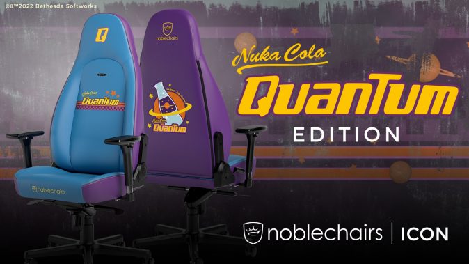 noblechairs ICON Fallout Nuka Cola Quantum Edition Giveaway