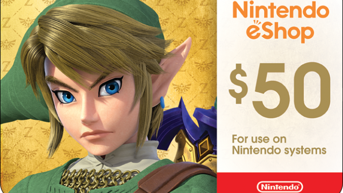 $50 Nintendo Gift Card Giveaway