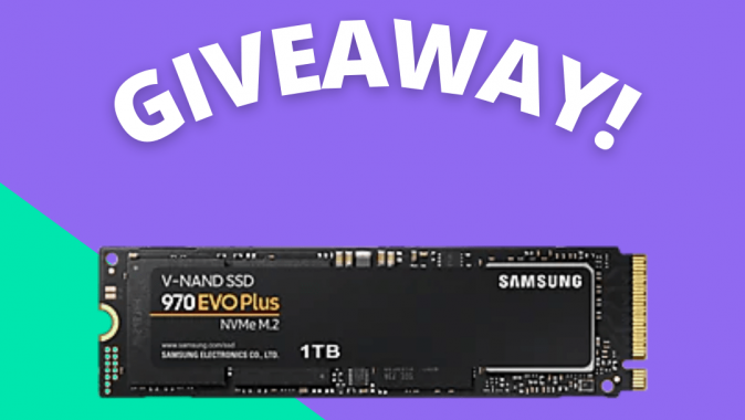 February Samsung 1TB SSD Giveaway
