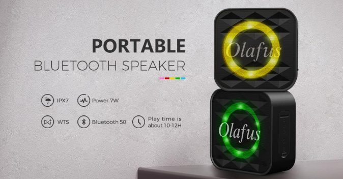 Olafus Waterproof BlueTooth Speakers Giveaway