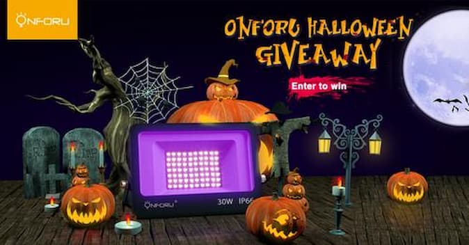 Onforu Blacklight Flood light Giveaway