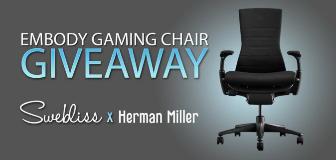Herman Miller Embody Gaming chair Giveaway