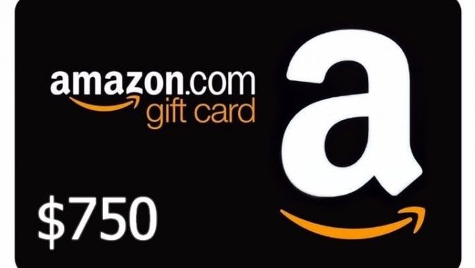 September 750$ Amazon Gift Card Giveaway