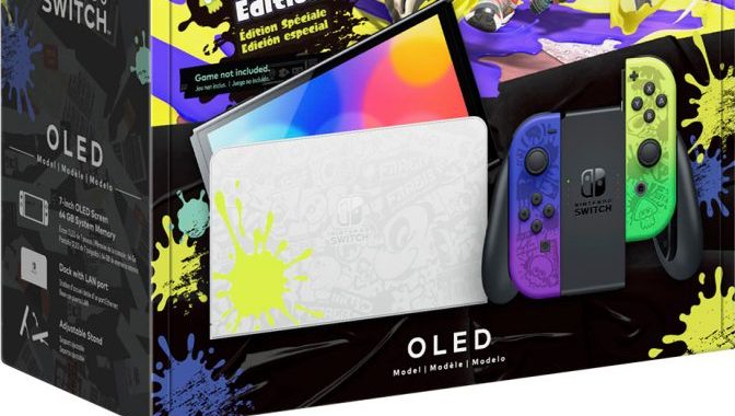 Splatoon 3 Nintendo Switch OLED Console GIVEAWAY