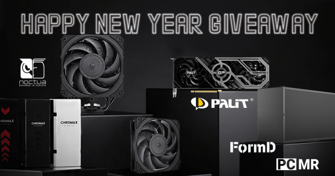 FormD x Noctua x Palit x PCMR Happy New Year Giveaway