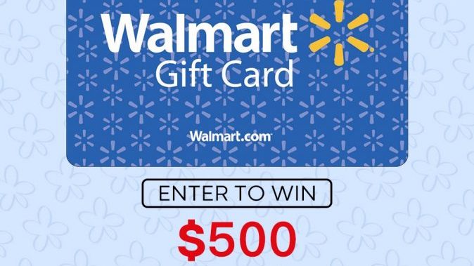 $500 Walmart Giftcard Giveaway