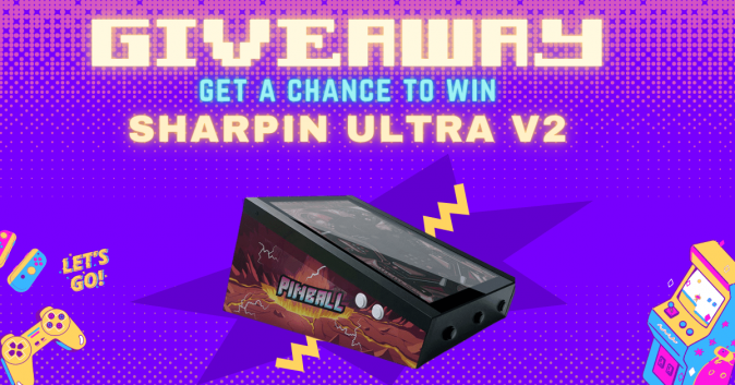 Sharpin ULTRA V2 in our Digital Pinball Gadget Giveaway
